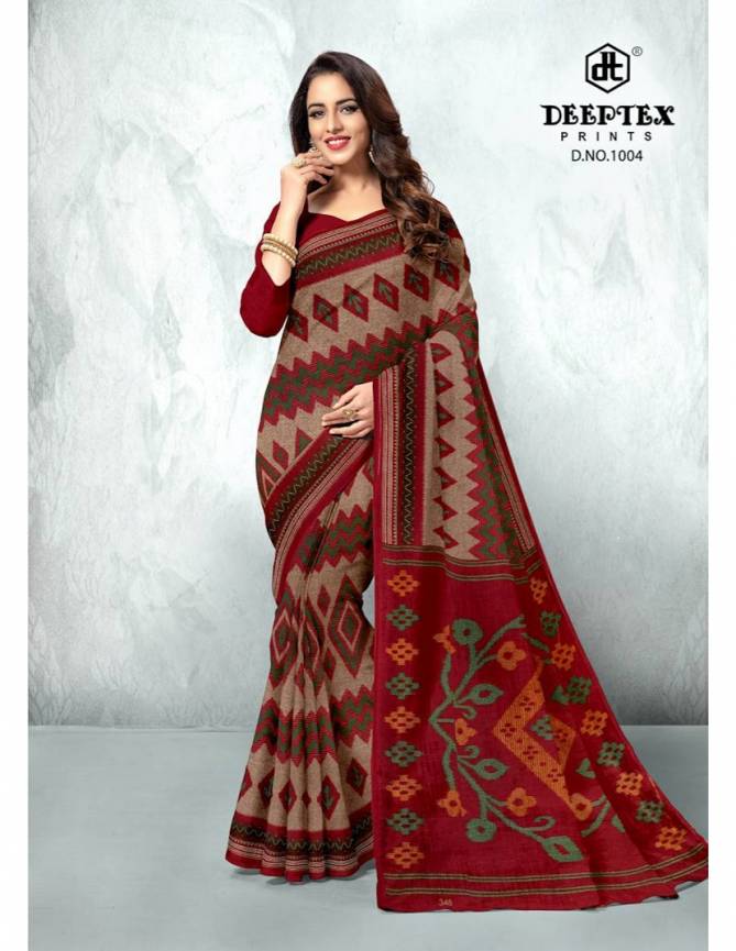 Deeptex Prime Time 1 Cotton Printed Casual Daily Wear Saree Collection